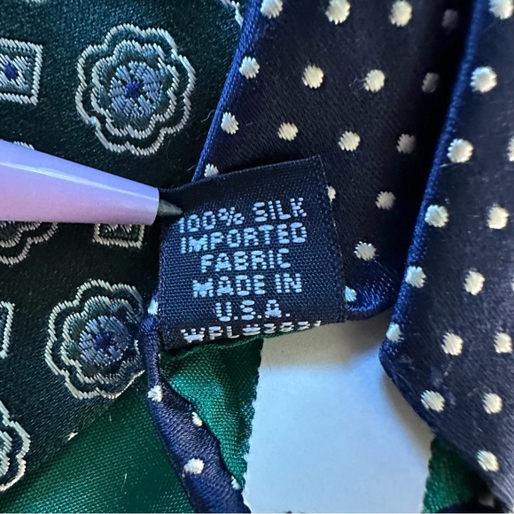 NWT Vintage Tommy Hilfiger 100% Silk Tie OS - Picture 5 of 6
